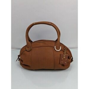 Juicy Couture Vintage Y2K Leather Bag Satchel Brown Cowhide